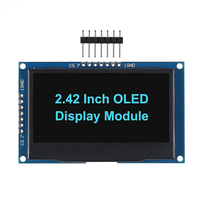 2.42 128x64 SSD1309 OLED LCD Ekran - Mavi