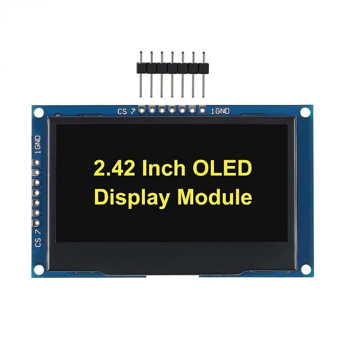 2.42 128x64 SSD1309 OLED LCD Ekran - Sarı