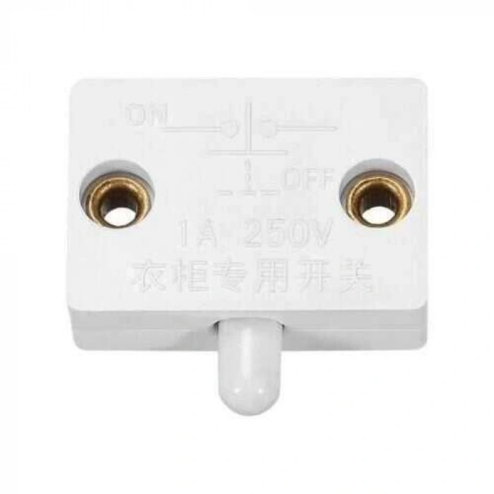 250V 1A Dolap Kapak Switch NC - Beyaz