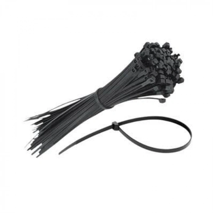 2.5x150mm Kablo Bağı Siyah Cırt Kelepçe 100 Adet
