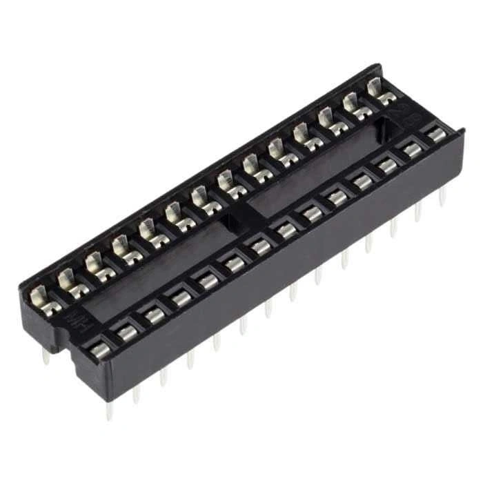 28 Pin Dar DIP Soket - Entegre Soketi