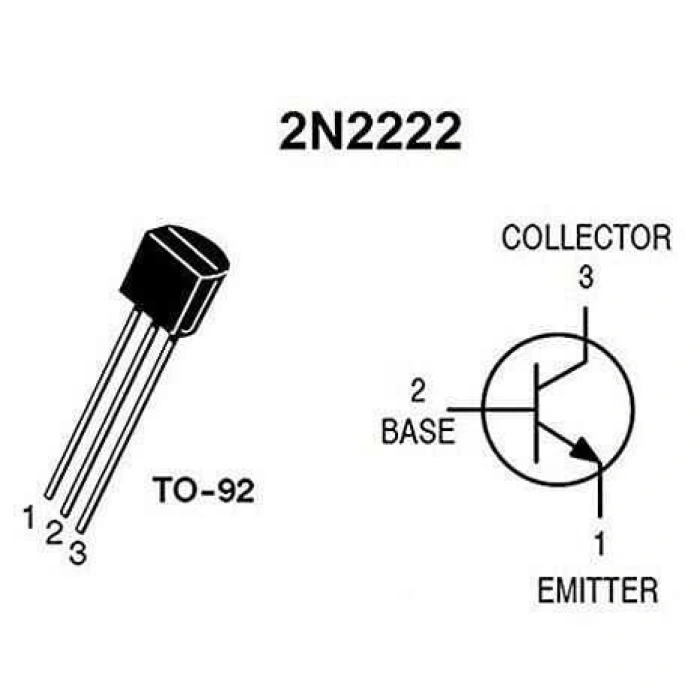 2N2222 - TO92 NPN Transistör