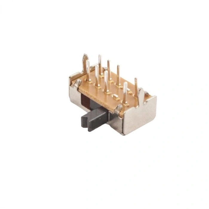 2P3T 3 Konumlu Sürgülü Slide Switch 8 Pin