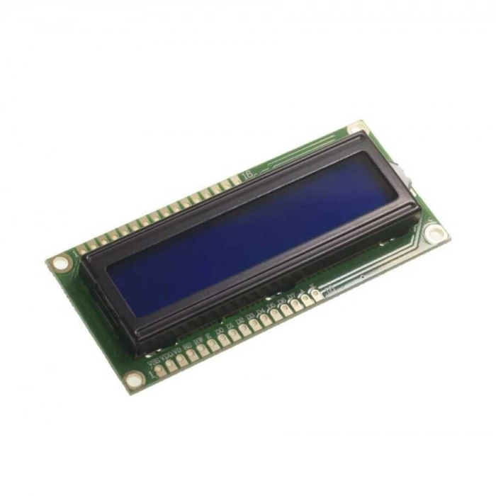 2X16 Lcd Display Çift Taraflı - Mavi