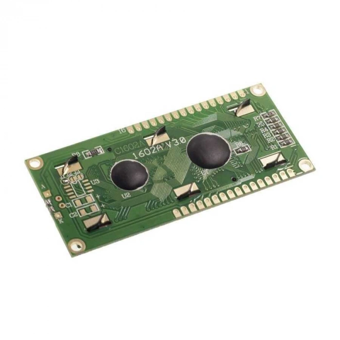 2X16 Lcd Display Çift Taraflı - Mavi