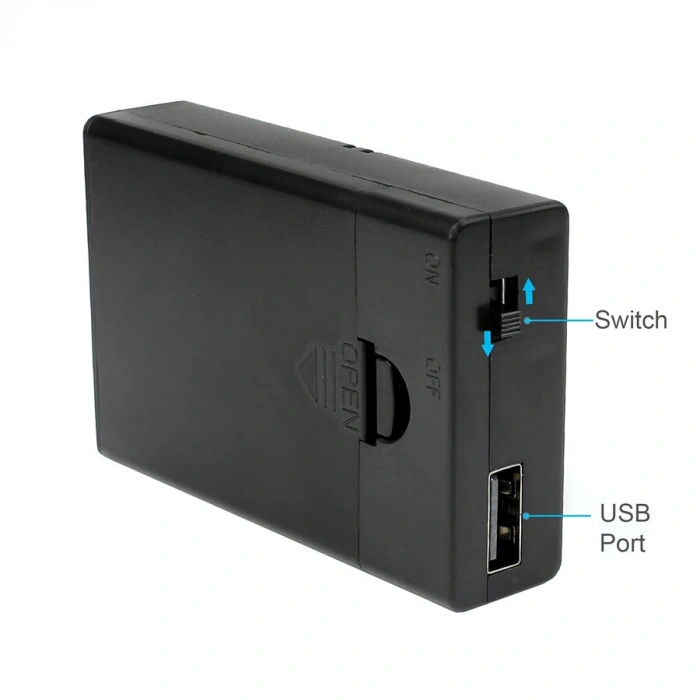 3lü AA Pil Yuvası - USB Çıkışlı