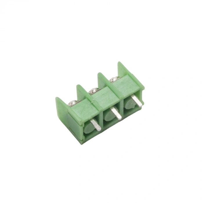 3 Pin Bariyer Klemens - 7.62mm Yeşil