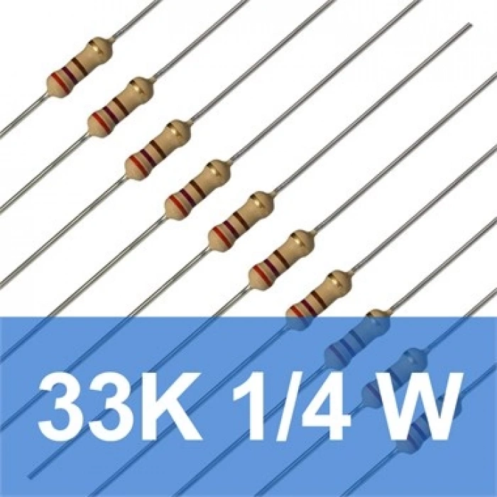 33K 1/4W Direnç (10 Adet)