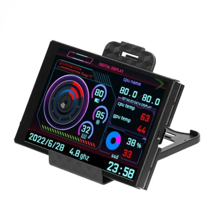 3.5 inç USB LCD Ekran - CPU GPU RAM HDD Monitörü