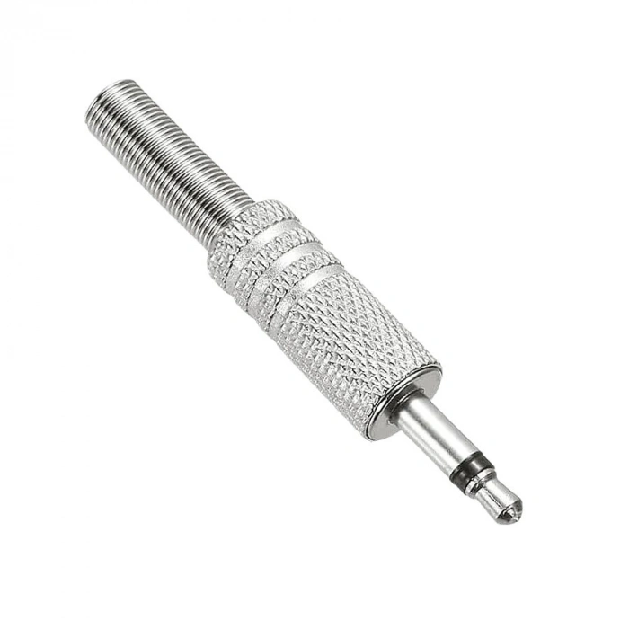 3.5mm Mono Metal Jak - Erkek