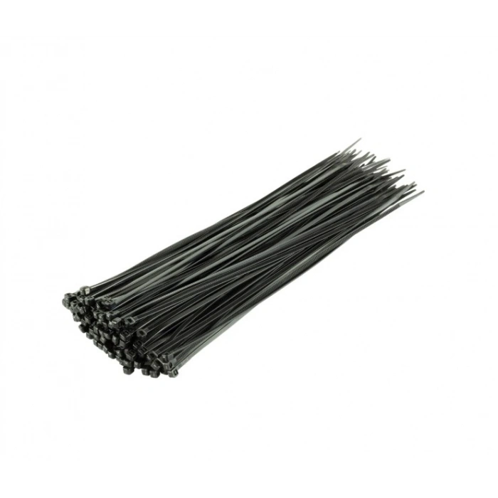3.6x140mm Kablo Bağı Cırt Kelepçe Siyah 100 Adet
