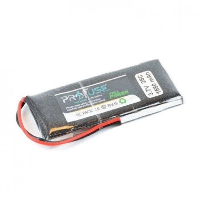 3.7v Lipo Batarya 1550mAh 25C- 1s Lipo Pil