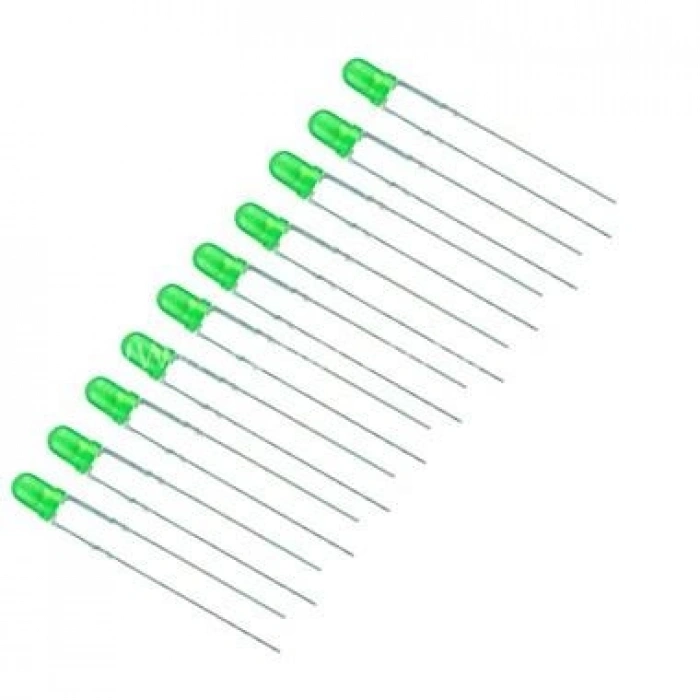 3mm Yeşil Diyot LED
