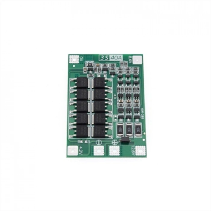3S 40A BMS 12.6V 18650 Lityum Pil Şarj Koruma Modülü