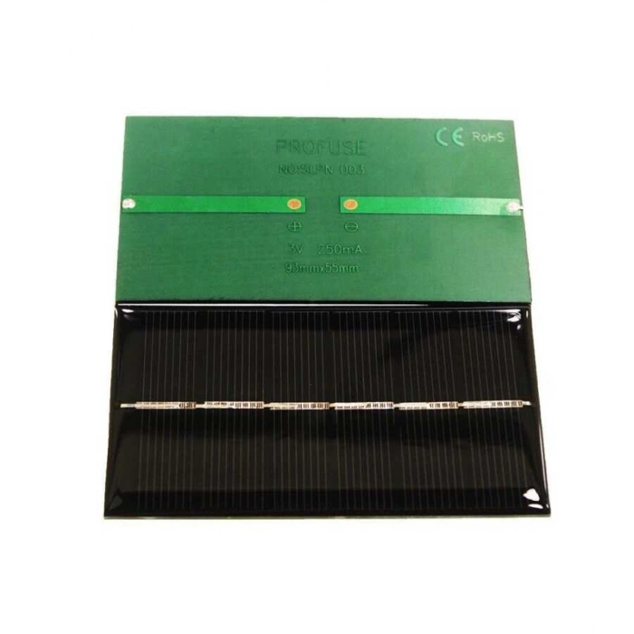 3V 250mA Solar Panel - Güneş Pili 93x55mm