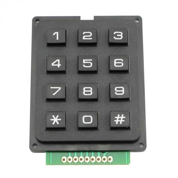 3x4 Matrix Tuş Takımı - Keypad