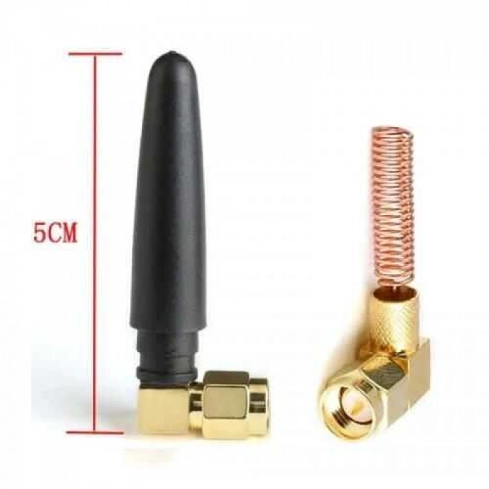 433MHz 50mm 90 Derece SMA Erkek Anten