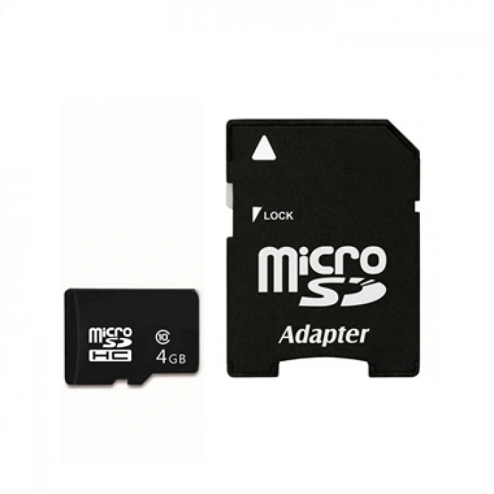 4GB Micro SD Kart - (Adaptör Dahil)