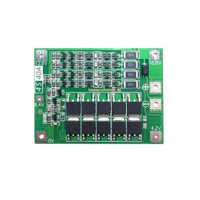 4S 40A LiPo & Lion & 18650 BMS Batarya Koruyucu Balans Devresi