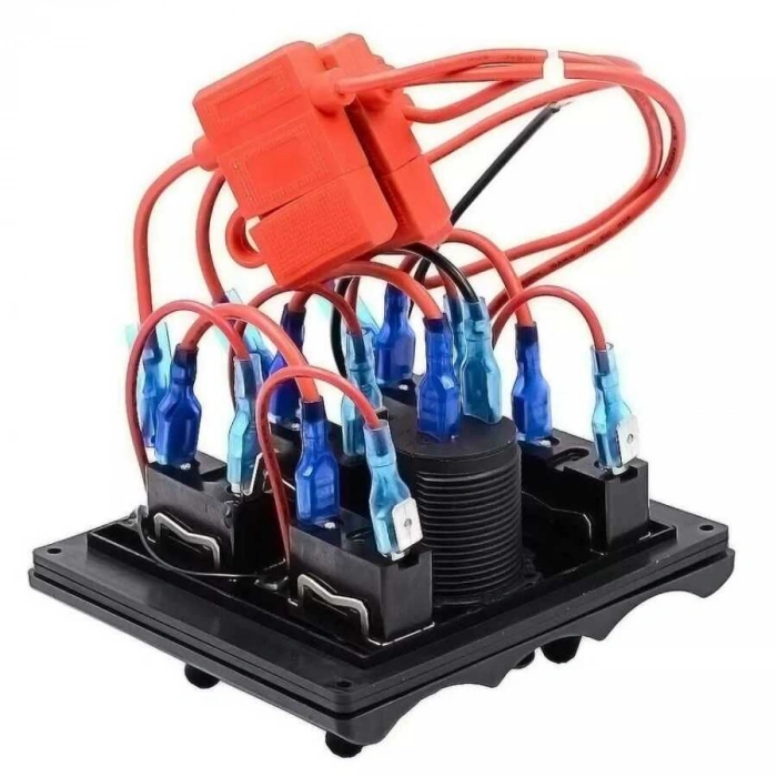 5li ON-OFF Toggle Switch Panel - Çakmaklık Çıkışlı