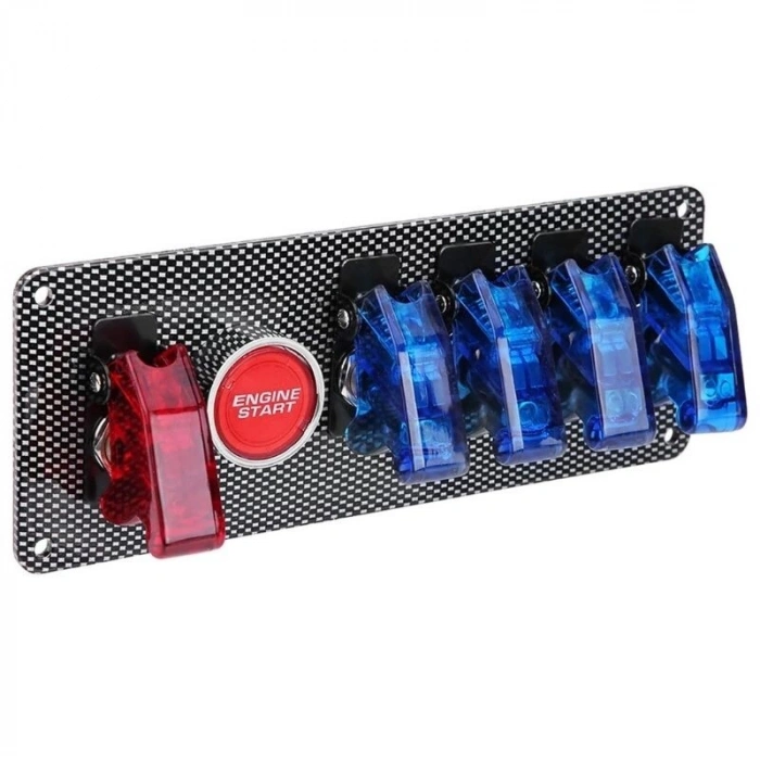 5li ON-OFF Toggle Switch Panel - Motor Start Butonlu