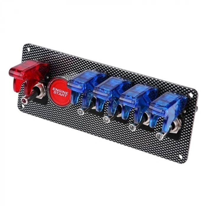 5li ON-OFF Toggle Switch Panel - Motor Start Butonlu