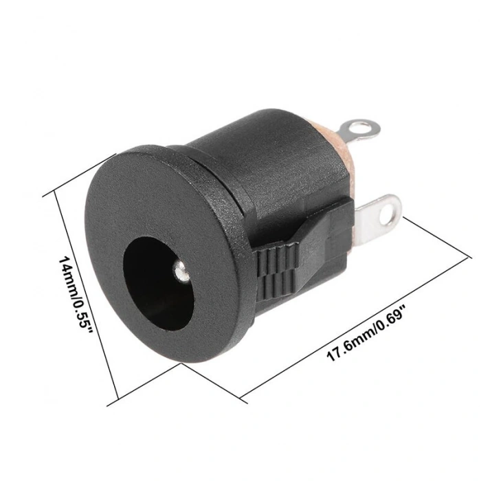 5.5x2.1mm Geçmeli DC Jack