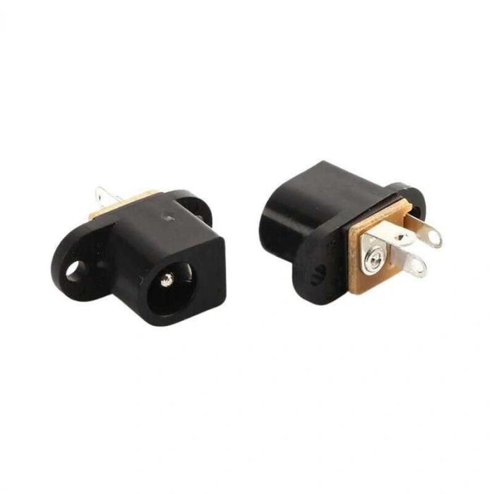 5.5x2.5mm DC Jack Şasesi - Jak Girişi