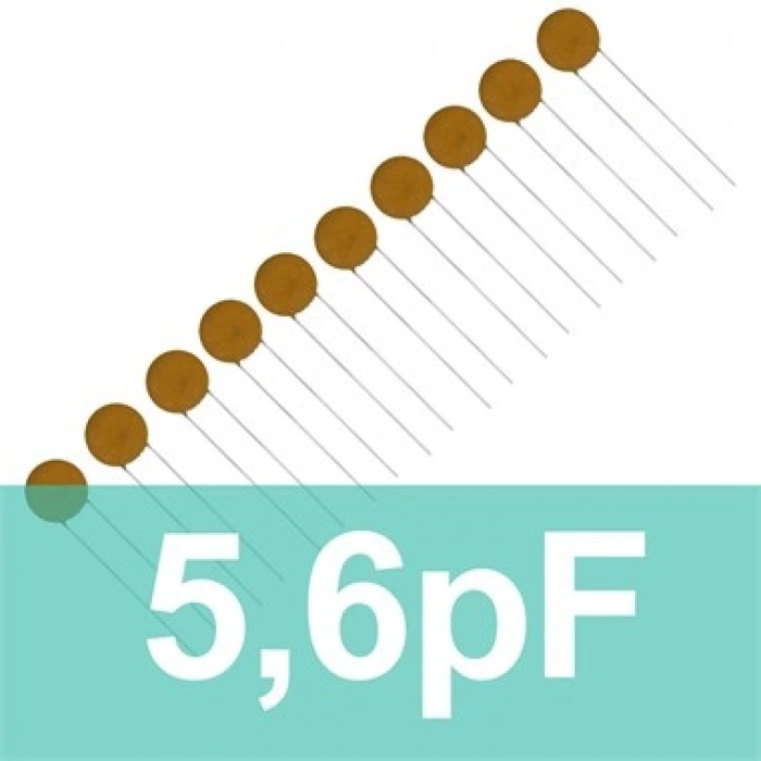 5.6pF Seramik Kondansatör (10 Adet)