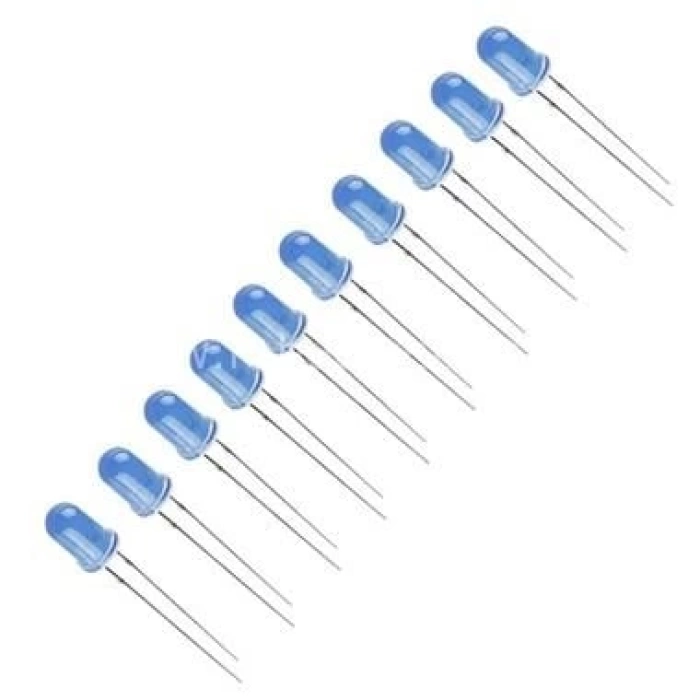 5mm Mavi Diyot LED (10 Adet)