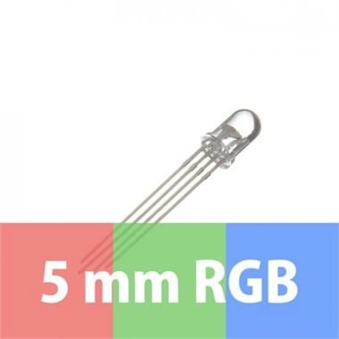5mm Şeffaf RGB LED