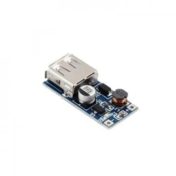 5V 600mA USB Çıkışlı Voltaj Yükseltici Regülatör Kartı - Step Up