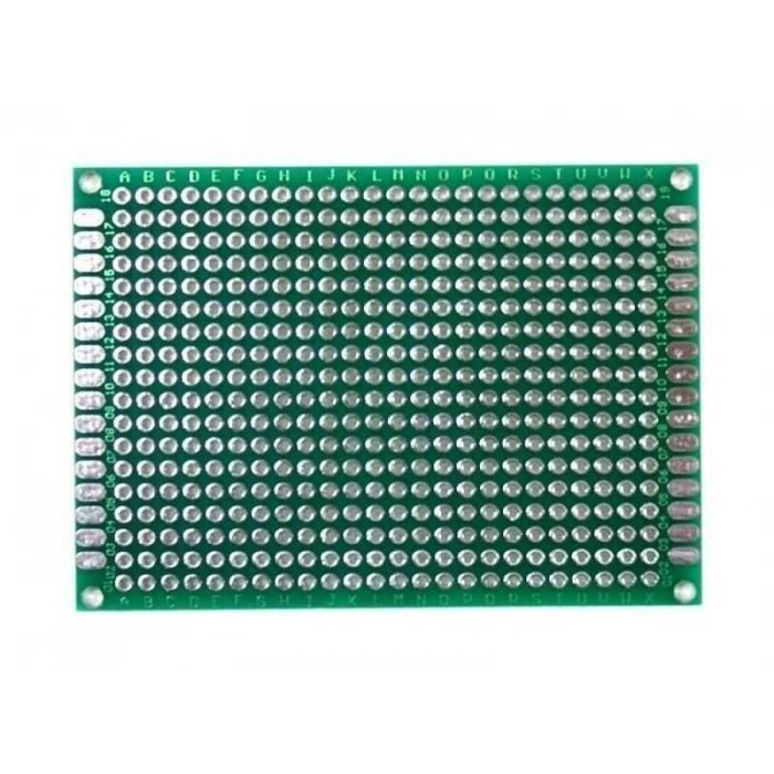 5x7cm Epoxy Çift Taraflı Delikli Plaket