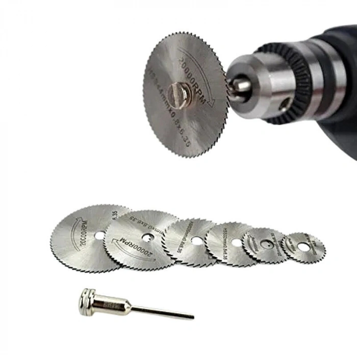 6 Parça Mini Daire Testere Bıçağı 22-44mm