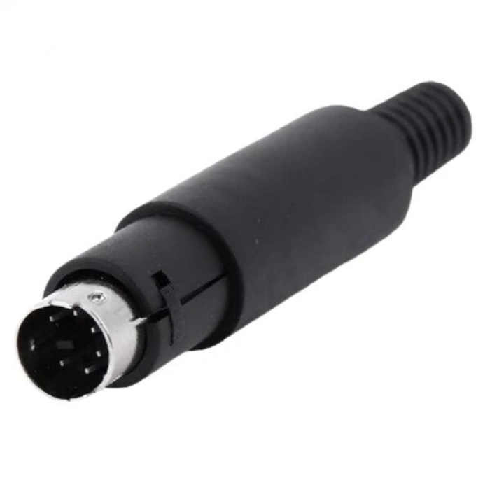 6 Pin Erkek Mini DIN Konnektör