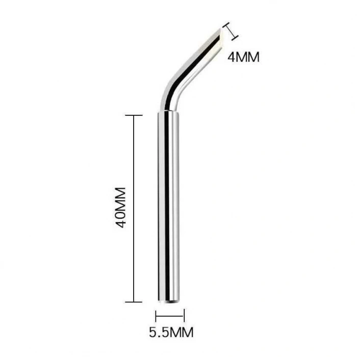 60W Curved C Tip Havya Ucu - Silver