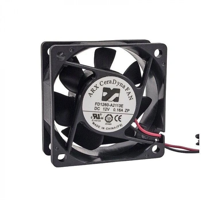 60x60x25mm 12V 0.16A Fan 2 Kablolu - FD1260-A2113E