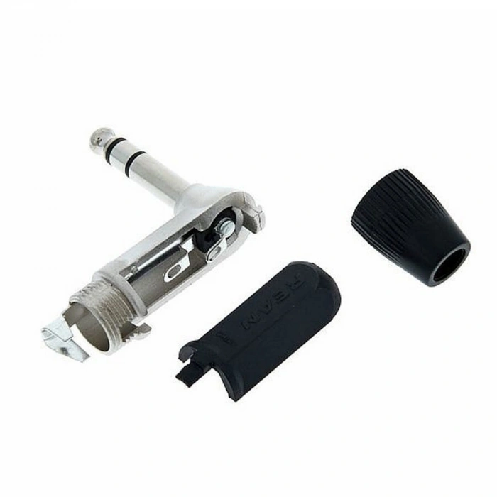 6.3mm L Tipi Stereo Jak - Erkek
