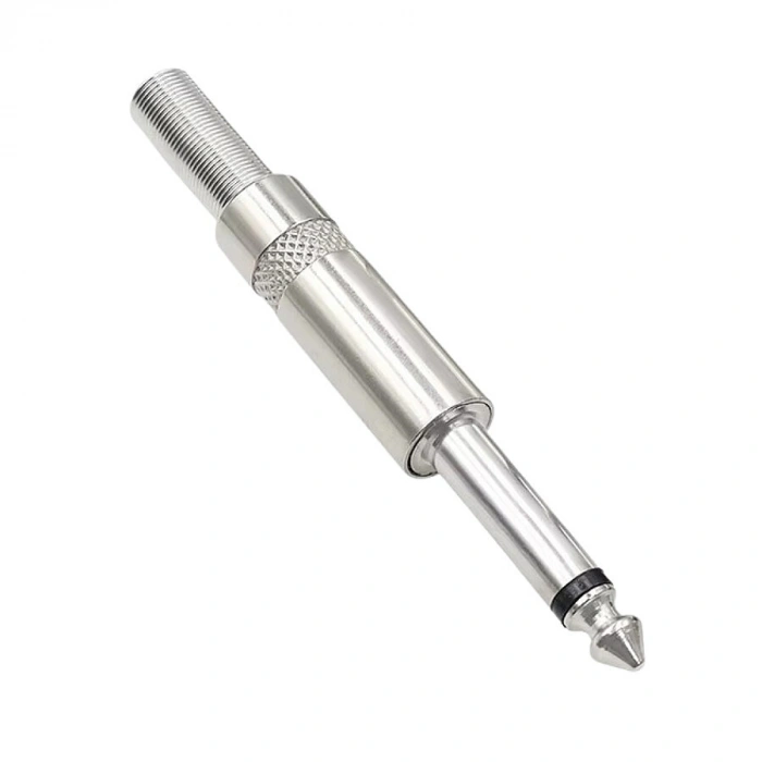 6.3mm Mono Metal Jak - Erkek