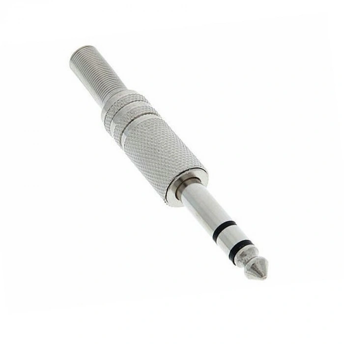 6.3mm Stereo Metal Jak - Erkek