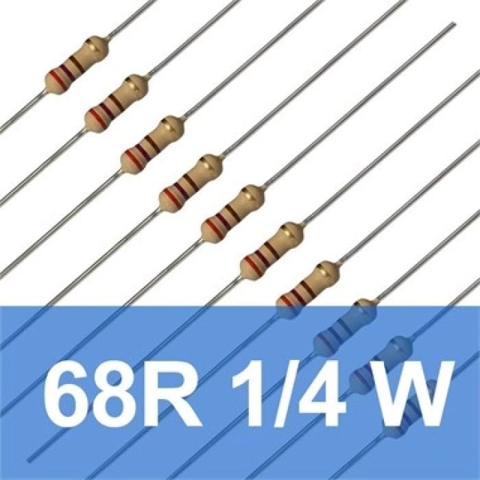 68R 1/4W Direnç (10 Adet)