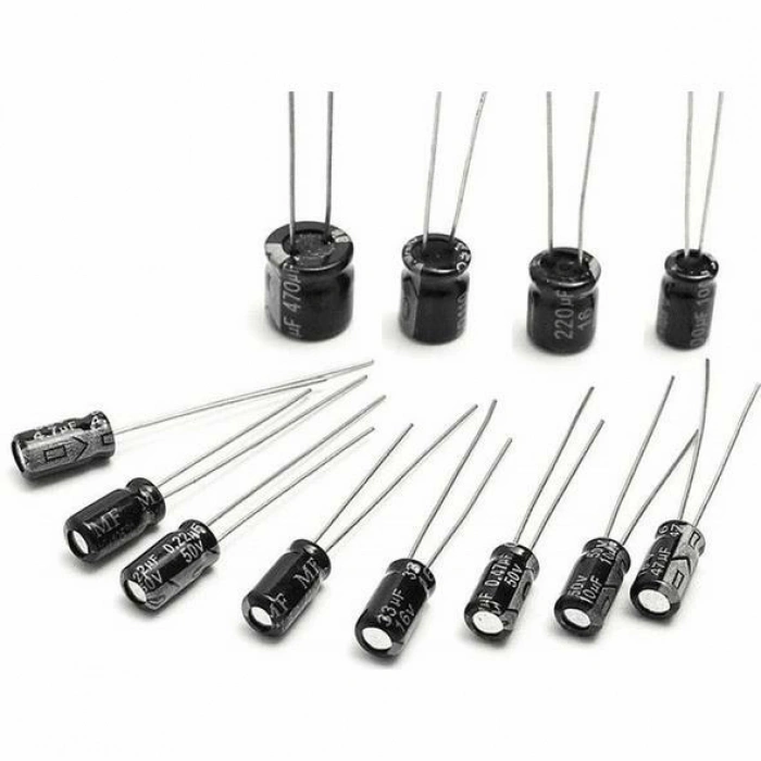 6.8uF 250V Elektrolitik Kondansatör 13x21mm
