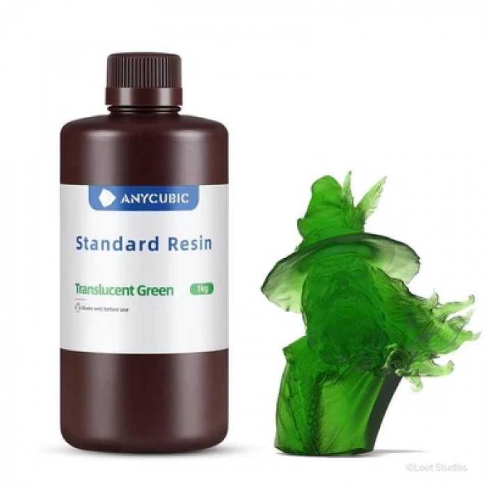 Anycubic Standard Resin Yarı Şeffaf Yeşil (Translucent Green)