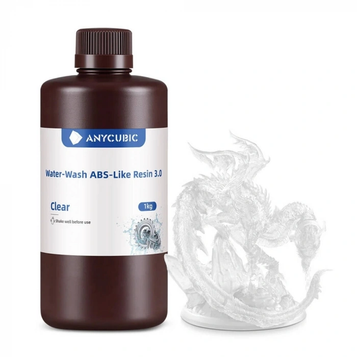 Anycubic Water Wash ABS Like Resin 3.0 Şeffaf (Clear)