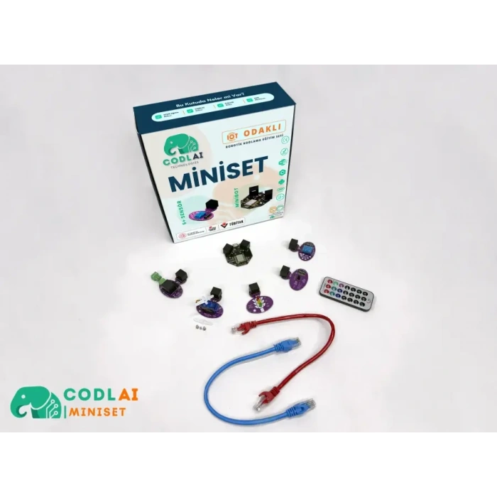 Codlai MiniSet IoT Tabanlı Robotik Kodlama Seti (Minibot + 5 Sensör)