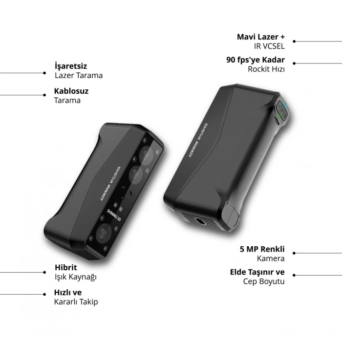 Shining 3D EinStar Rockit 3D Tarayıcı