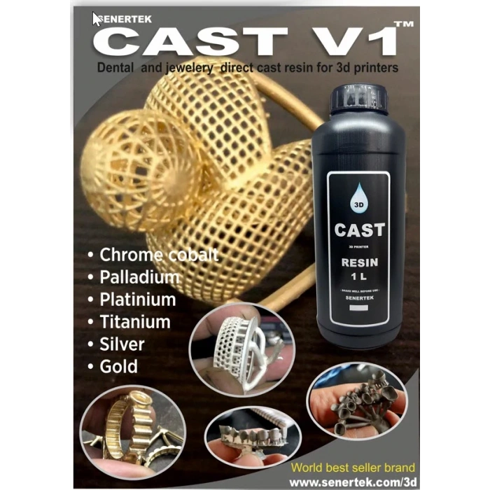 Senertek Cast V1 Dental Döküm Reçinesi