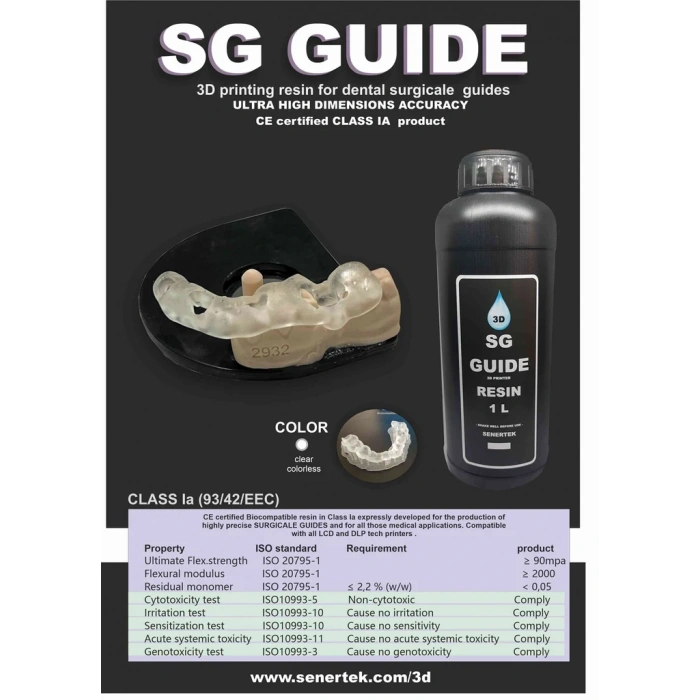 Senertek SG Guide İmplant Cerrahi Reçinesi