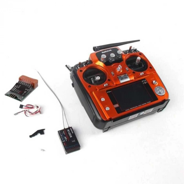 Radiolink AT10II 2.4GHz 12 Kanal Kumanda ve R12DS Alıcı