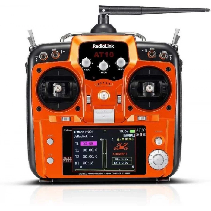Radiolink AT10II 2.4GHz 12 Kanal Kumanda ve R12DS Alıcı